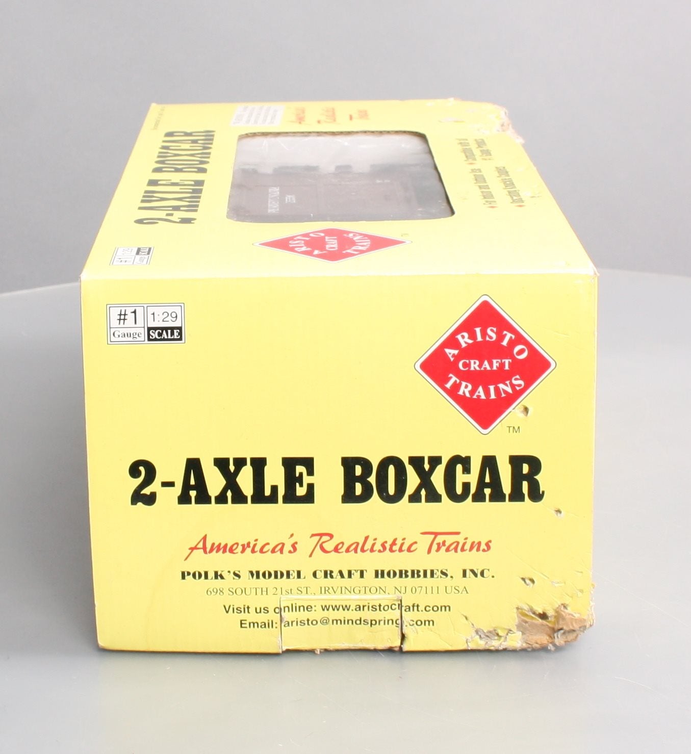 Aristo-Craft 40301 G Scale Pennsylvania 2-Axle Boxcar #25550