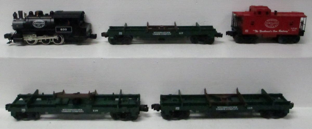 Lionel 6-30021 O Gauge Cascade Range Steam Locomotive Logging Train Set NIB