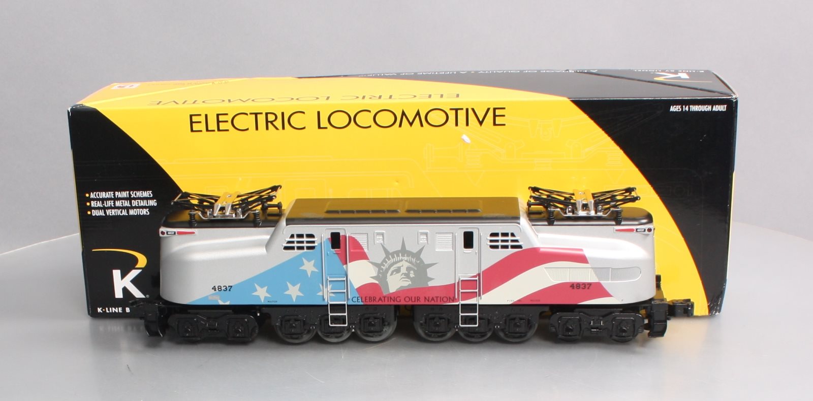 Lionel 6-21701 Star Spangled Conventional GG-1 Electric Locomotive #4837