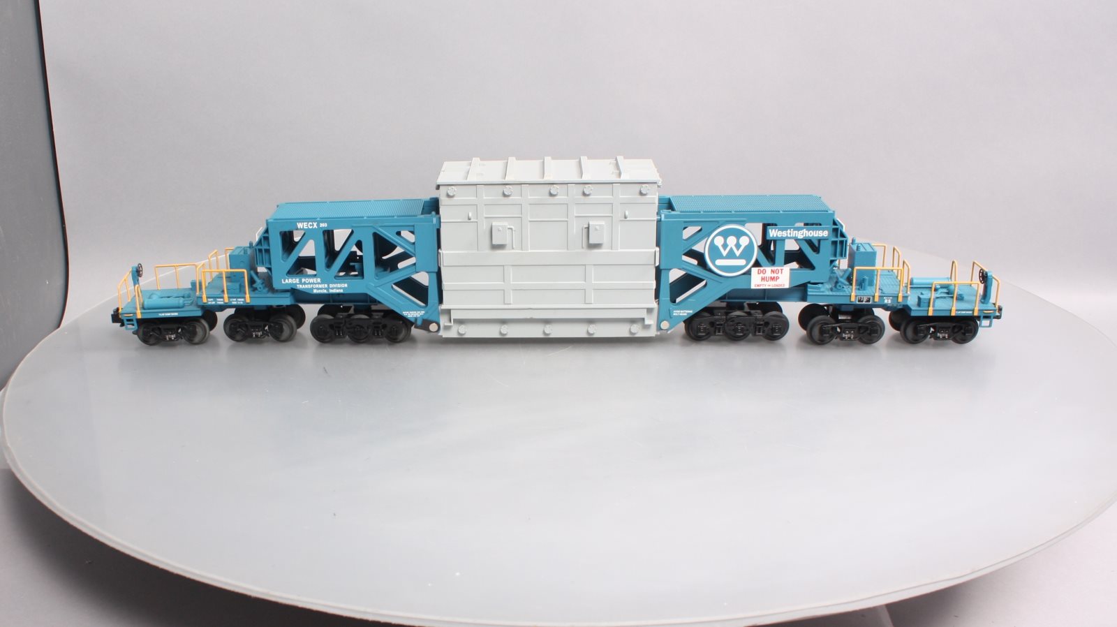 MTH 20-98232 O Gauge Westinghouse Schnabel Flatcar #203 w/ Transformer LN/Box