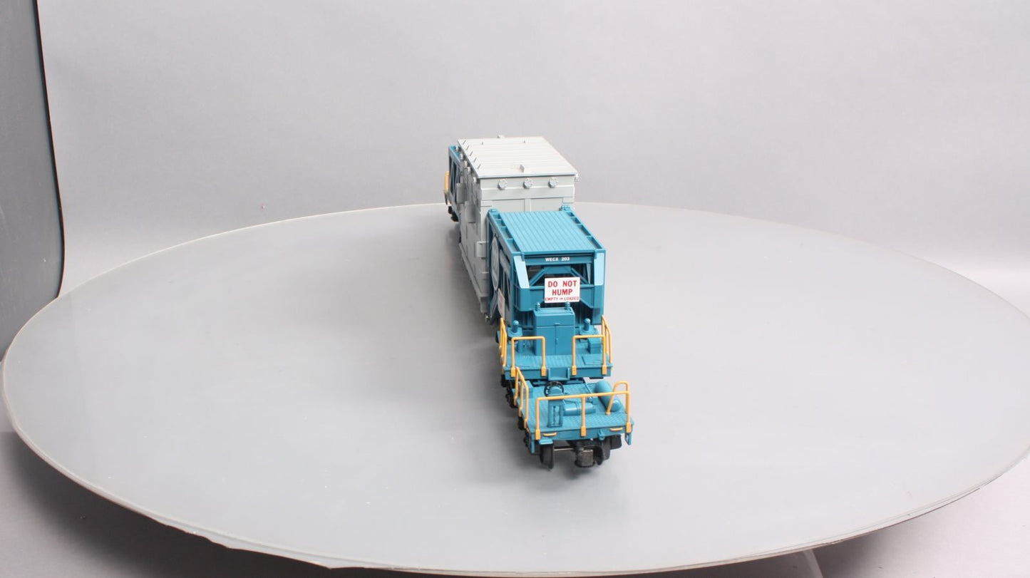 MTH 20-98232 O Gauge Westinghouse Schnabel Flatcar #203 w/ Transformer LN/Box