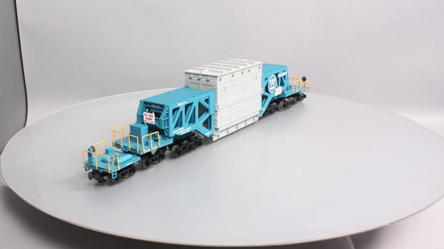 MTH 20-98232 O Gauge Westinghouse Schnabel Flatcar #203 w/ Transformer LN/Box