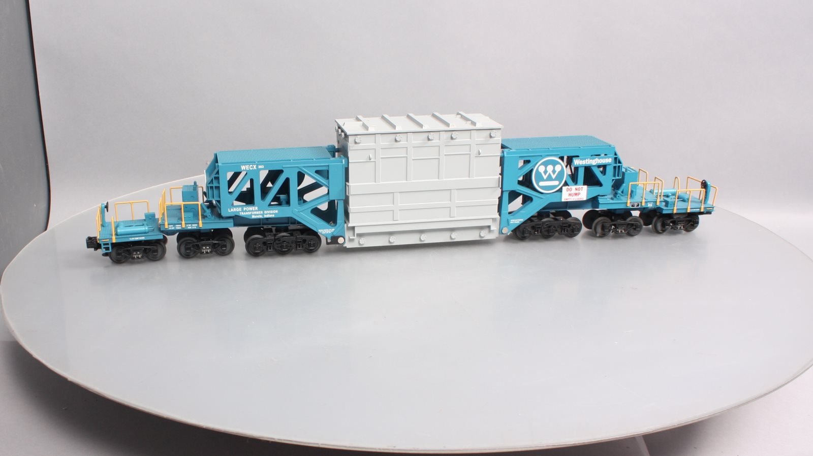 MTH 20-98232 O Gauge Westinghouse Schnabel Flatcar #203 w/ Transformer LN/Box