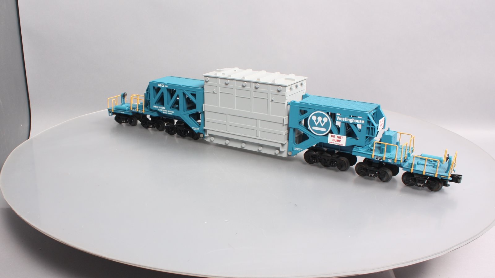 MTH 20-98232 O Gauge Westinghouse Schnabel Flatcar #203 w/ Transformer NIB