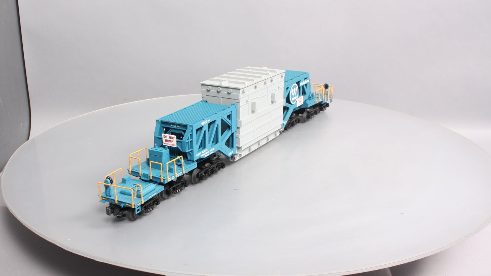 MTH 20-98232 O Gauge Westinghouse Schnabel Flatcar #203 w/ Transformer LN/Box