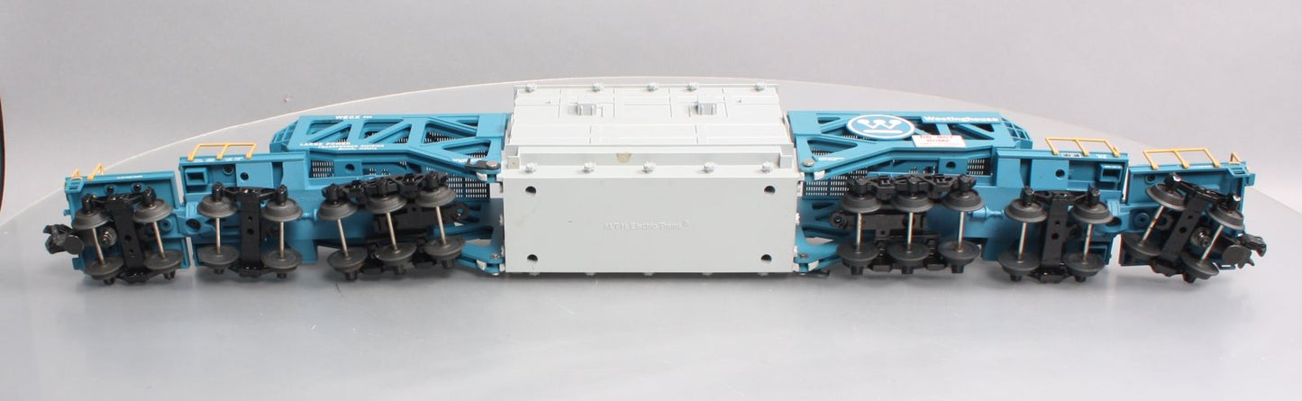 MTH 20-98232 O Gauge Westinghouse Schnabel Flatcar #203 w/ Transformer LN/Box