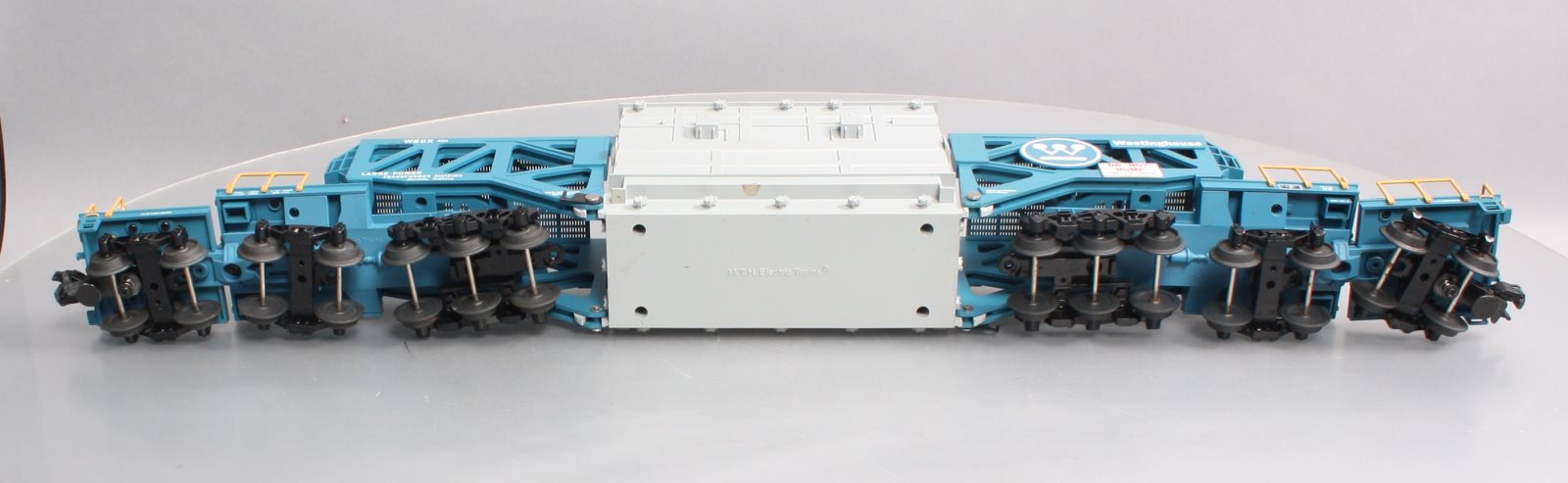 MTH 20-98232 O Gauge Westinghouse Schnabel Flatcar #203 w/ Transformer LN/Box