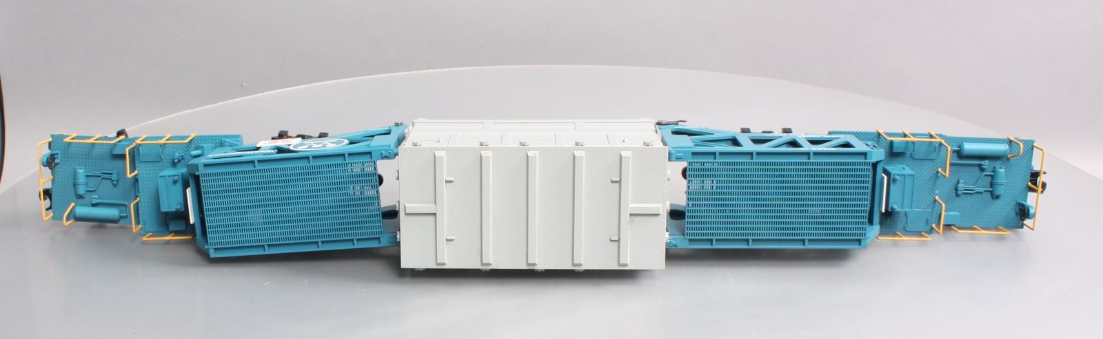 MTH 20-98232 O Gauge Westinghouse Schnabel Flatcar #203 w/ Transformer LN/Box