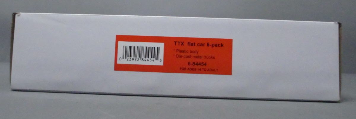 Lionel 6-84454 O Trailer Train Flat Car Set (6) LN/Box