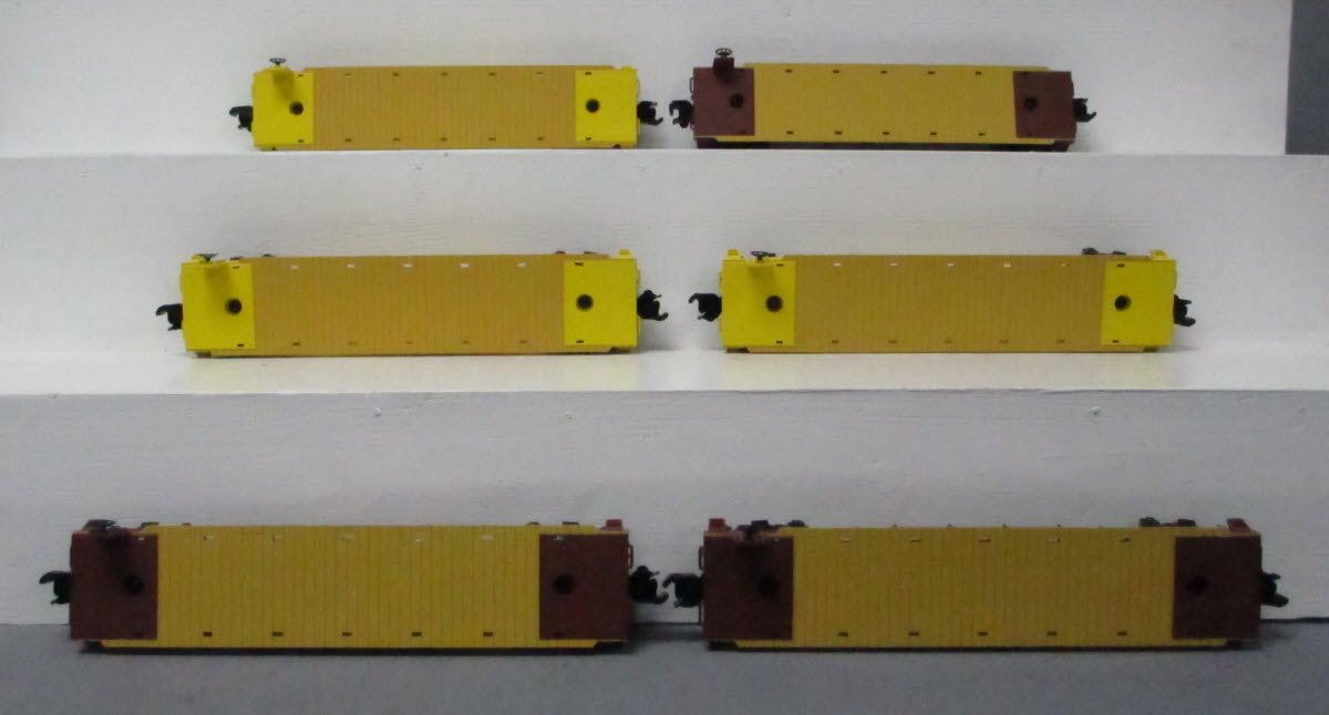 Lionel 6-84454 O Trailer Train Flat Car Set (6) LN/Box