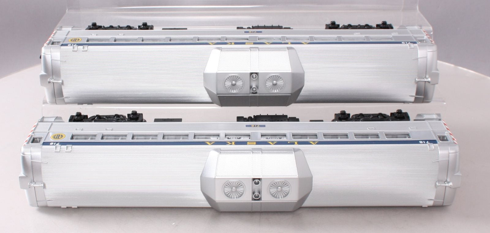 MTH 30-2387-3 O Alaska RDC Budd Car Add-On Set (Set of 2) MT/Box