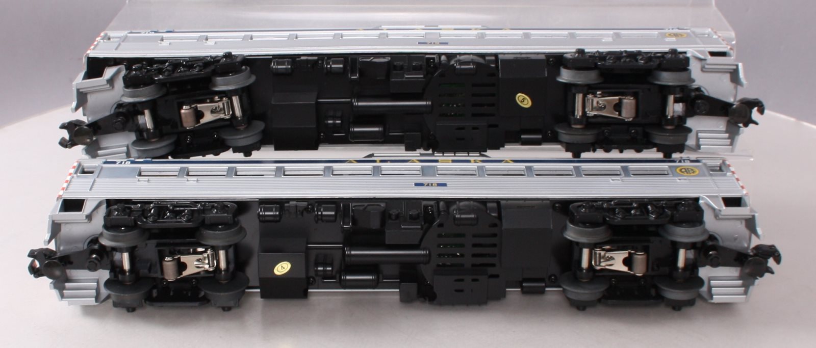 MTH 30-2387-3 O Alaska RDC Budd Car Add-On Set (Set of 2) MT/Box