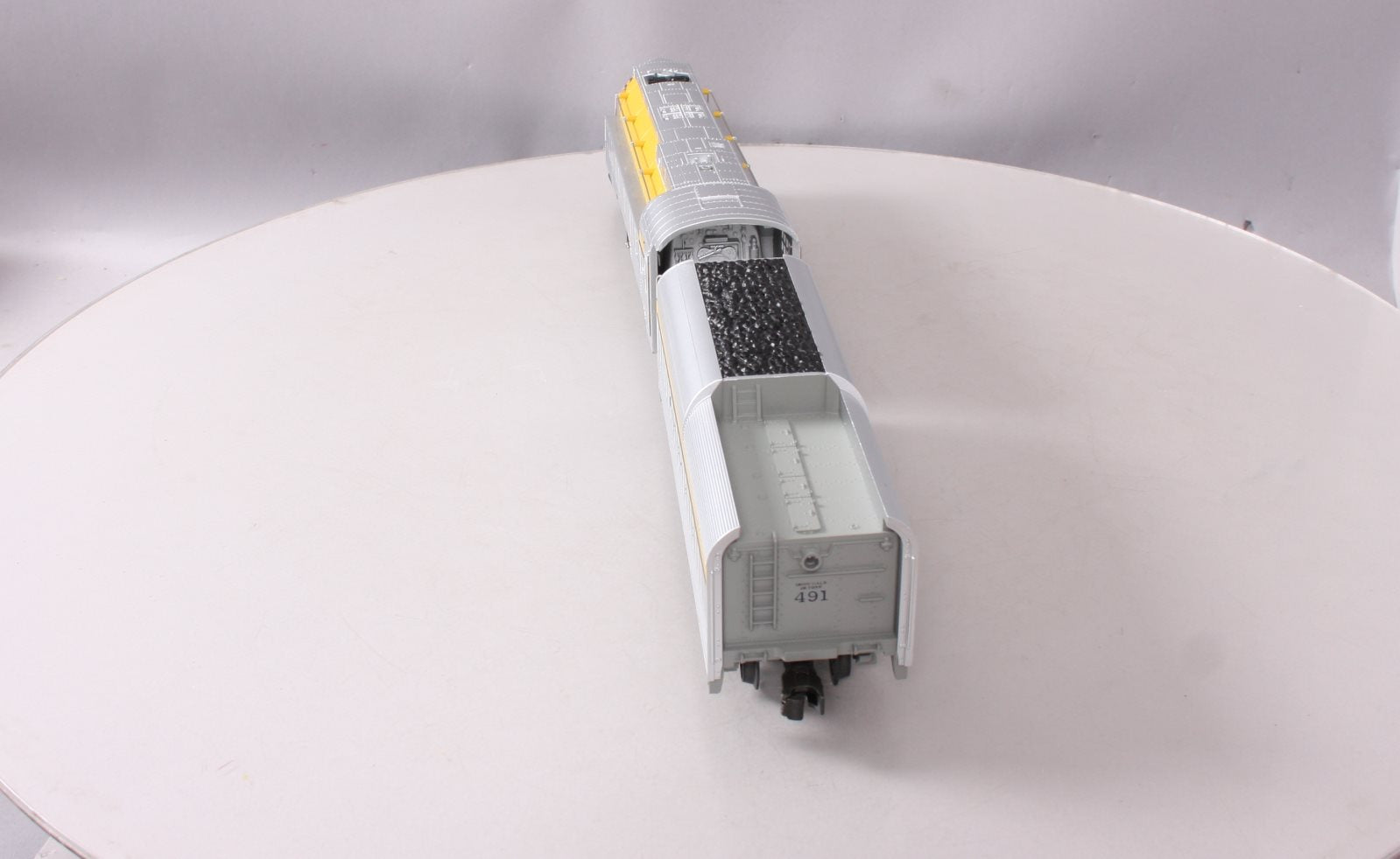 MTH 30-1161-1 O C&O Streamlined Hudson Steam Locomotive & Tender w/PS1 #491 LN/Box