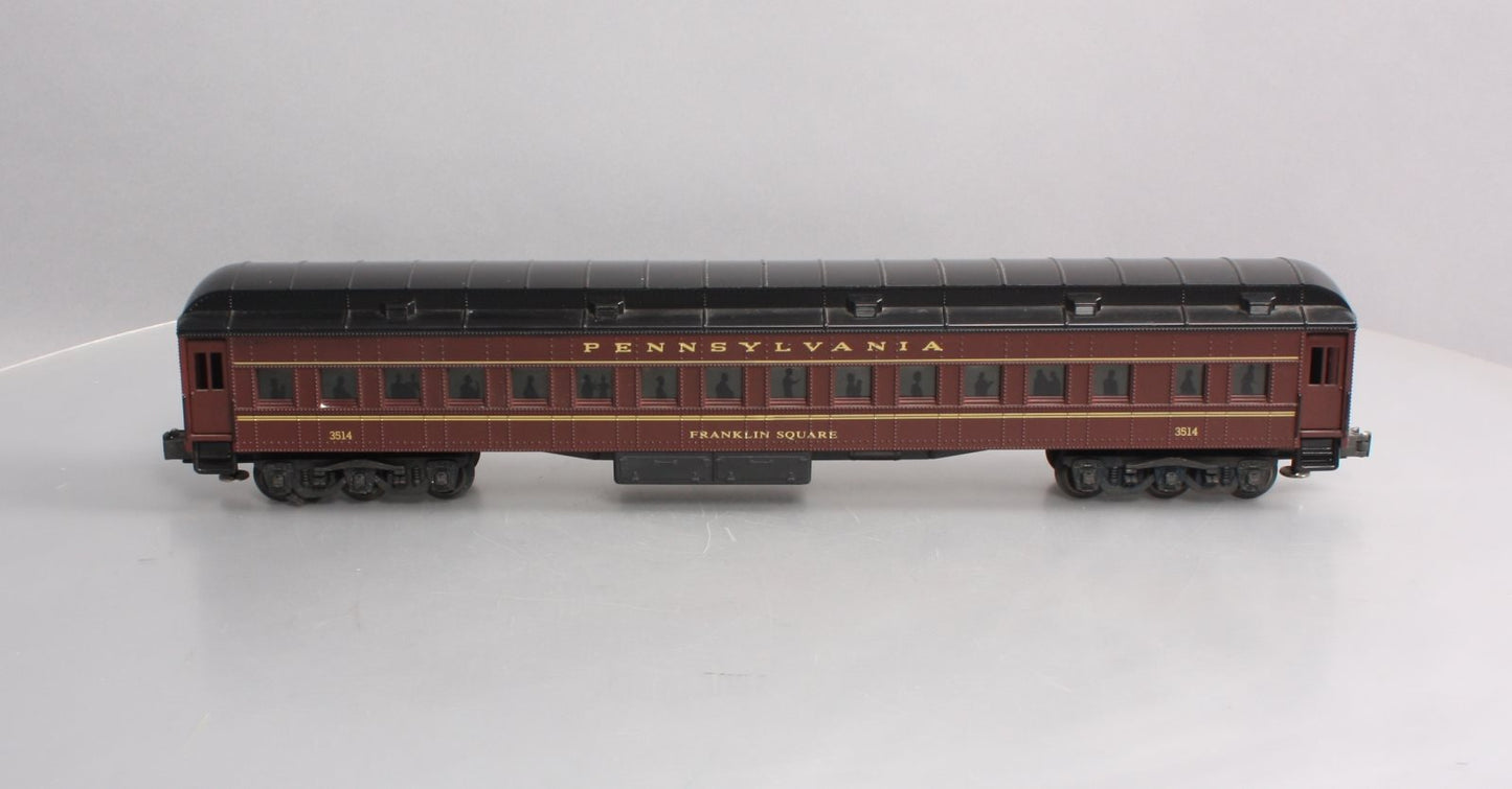 K-Line K-3514 O Pennsylvania "Franklin Square" 18" Heavyweight Coach Car #3514 LN/Box