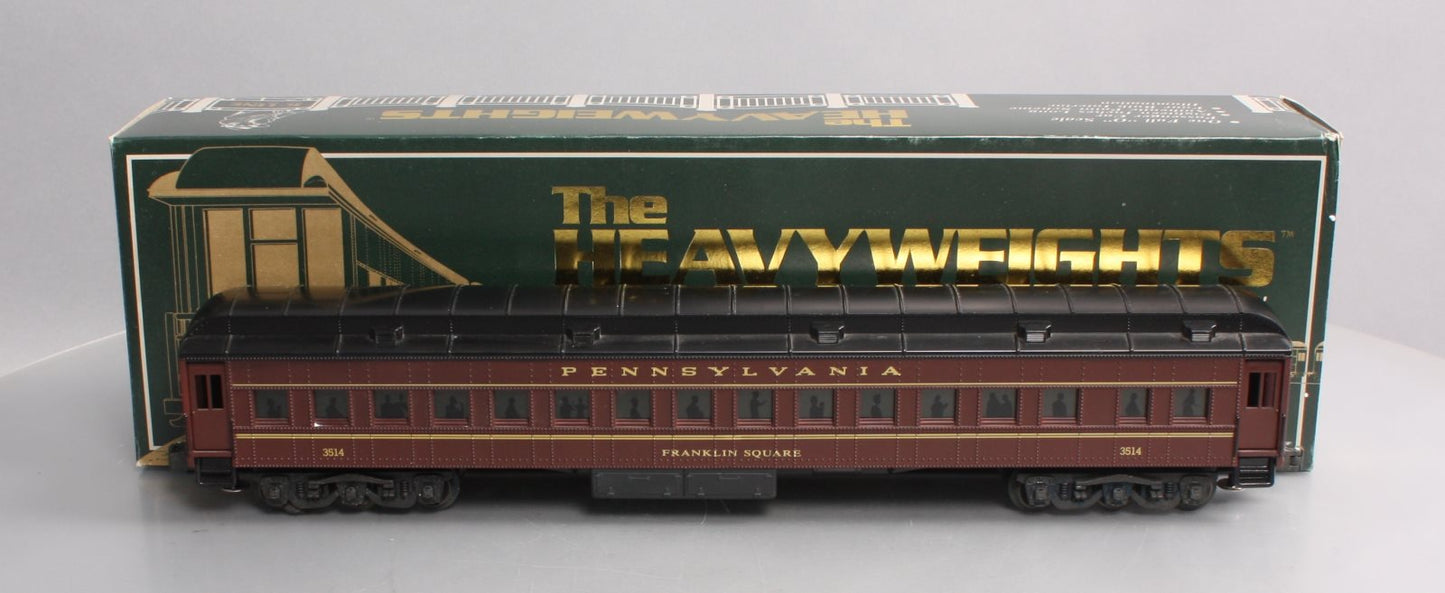 K-Line K-3514 O Pennsylvania "Franklin Square" 18" Heavyweight Coach Car #3514 EX/Box