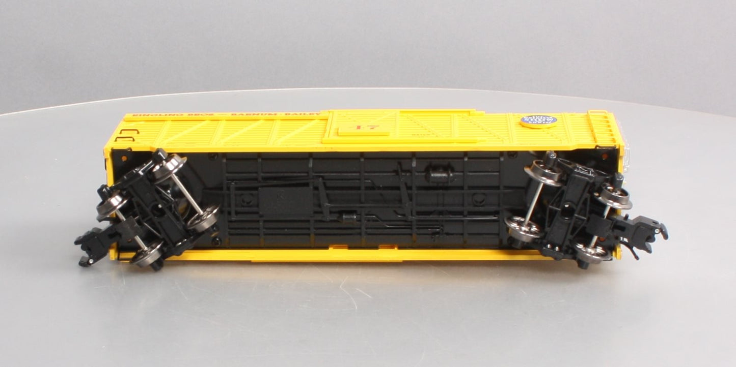 K-Line 6-22248 O Gauge Ringling Brothers Scale Stock Car #47 (Gold) NIB