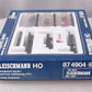 Fleischmann 874904 HO Eppch I Flat Car Set w/Goods Wagons LN/Box