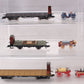 Fleischmann 874904 HO Eppch I Flat Car Set w/Goods Wagons LN/Box