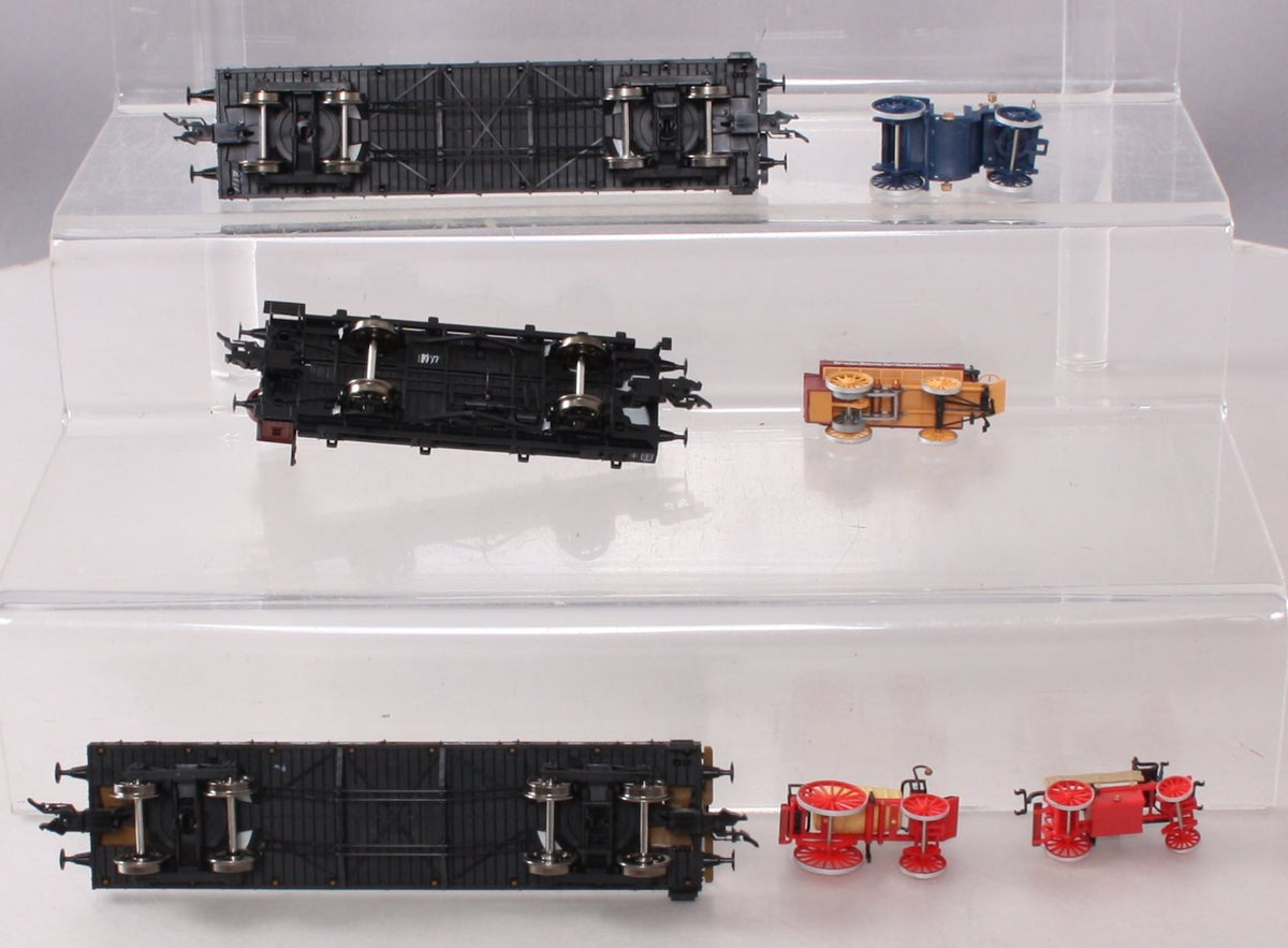 Fleischmann 874904 HO Eppch I Flat Car Set w/Goods Wagons LN/Box