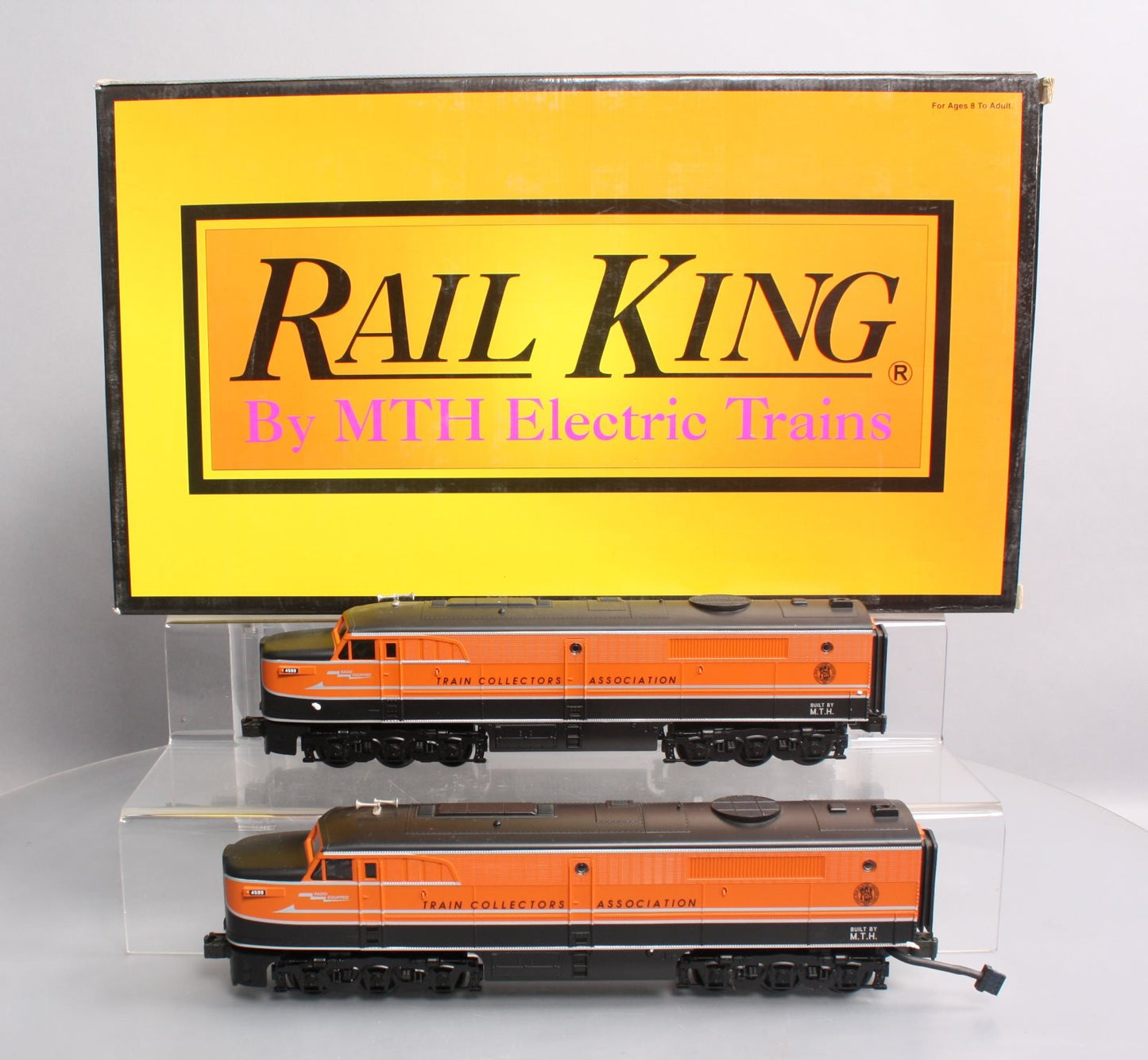 MTH 30-2172-1 TCA 40th Anniversary ALCO AA Diesel Engine Set w/PS1 #4599 EX/Box