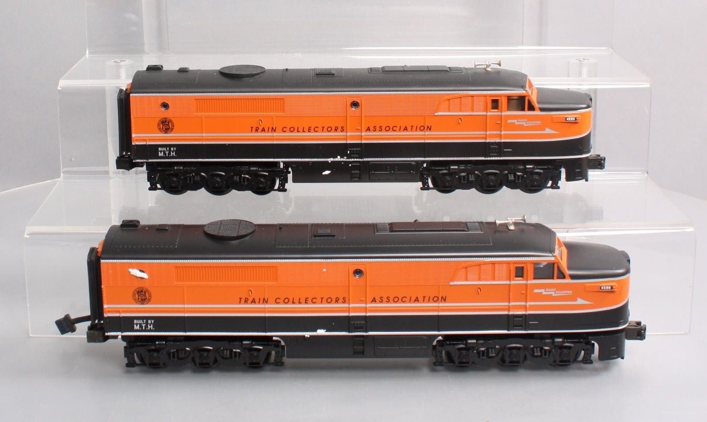 MTH 30-2172-1 TCA 40th Anniversary ALCO AA Diesel Engine Set w/PS1 #4599 NIB