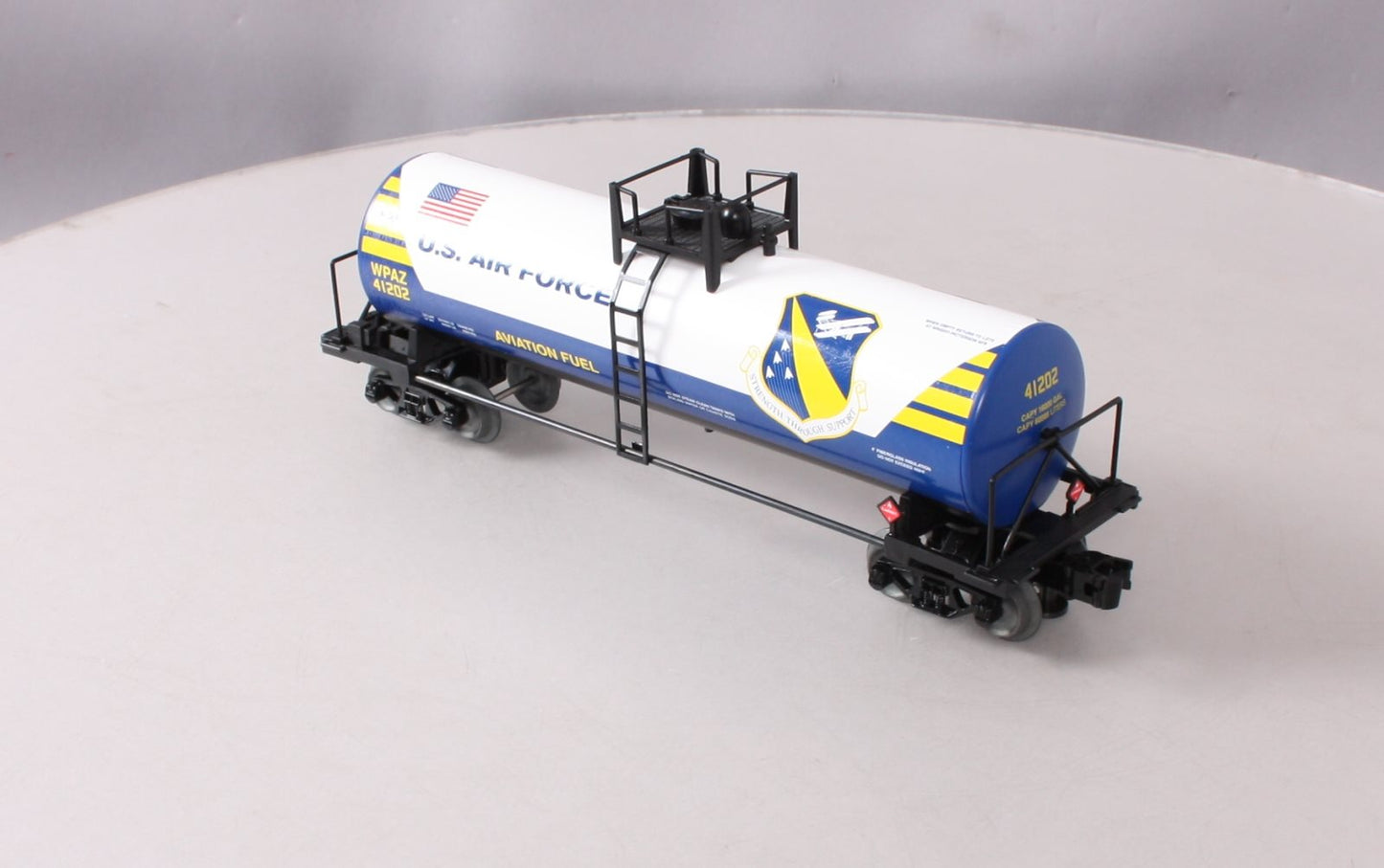 Lionel 2001450 O Gauge USAF Wright-Patterson Unibody Tank Car #41202 LN/Box
