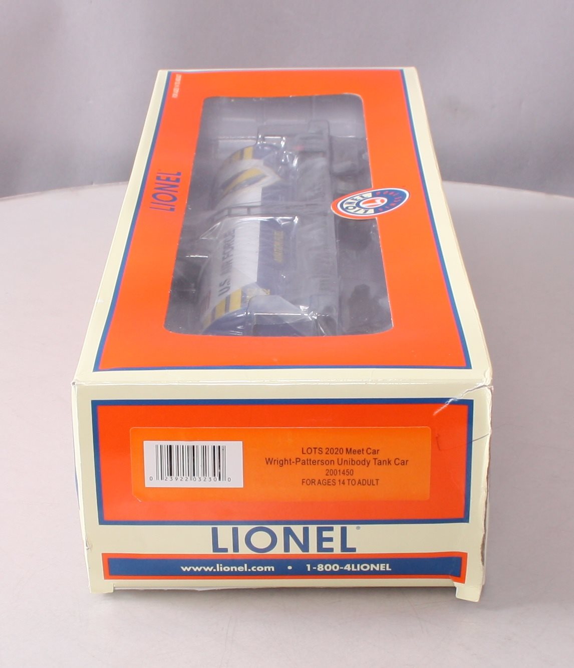 Lionel 2001450 O Gauge USAF Wright-Patterson Unibody Tank Car #41202 LN/Box