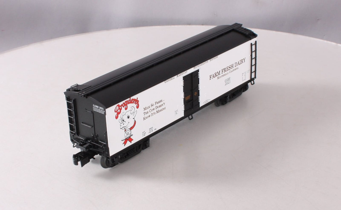 Lionel 2101150 O Gauge Broguieres Milk Car #2021 LN/Box
