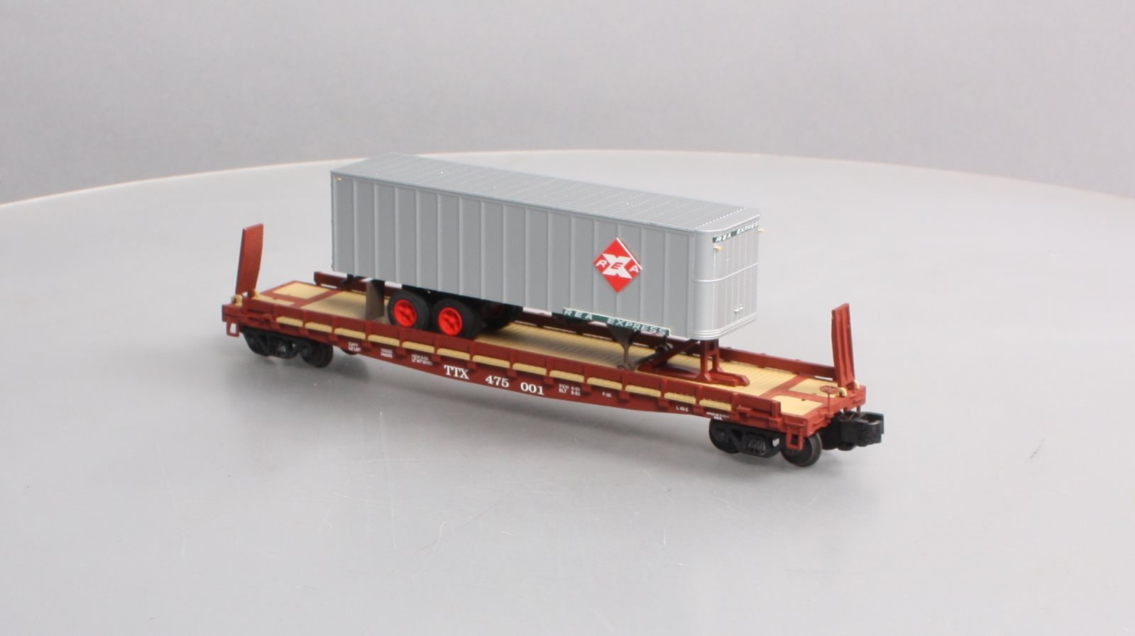 S-Helper Service 00193 S Gauge TOFC Trailer Train #1 w/REAX ALM Trailer LN/Box