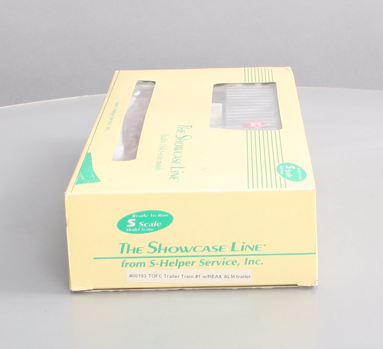 S-Helper Service 00193 S Gauge TOFC Trailer Train #1 w/REAX ALM Trailer LN/Box