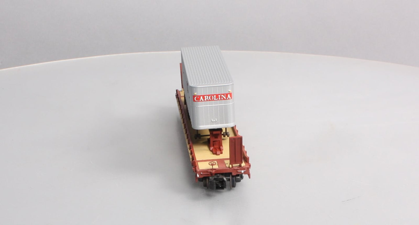 S-Helper Service 00307-6 S Gauge TOFC TTX#2 w/Carolina Trailer #475083 EX/Box