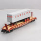S-Helper Service 00307-6 S Gauge TOFC TTX#2 w/Carolina Trailer #475083 EX/Box