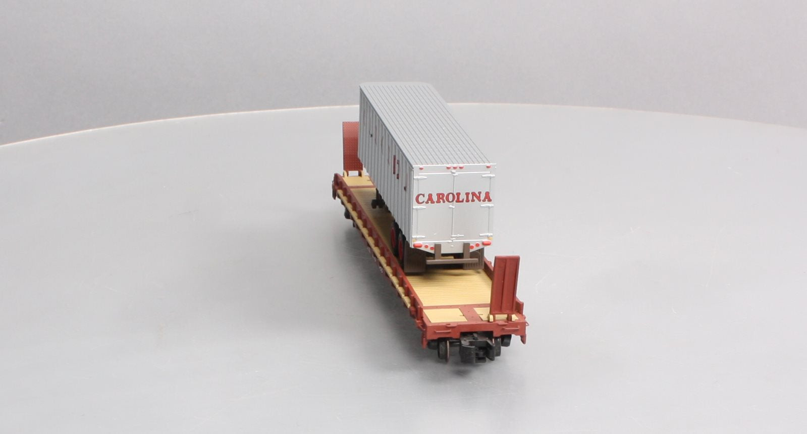 S-Helper Service 00307-6 S Gauge TOFC TTX#2 w/Carolina Trailer #475083 EX/Box