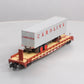 S-Helper Service 00307-6 S Gauge TOFC TTX#2 w/Carolina Trailer #475083 EX/Box