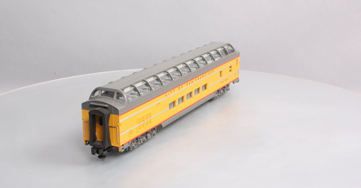 MTH 20-6766 O Gauge City of San Francisco Twin Peaks Full Vista Dome Car LN/Box