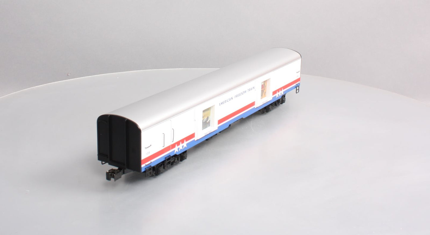 K-Line K4601-30104 O Gauge American Freedom Train 18" Aluminum Display Car #104 LN/Box