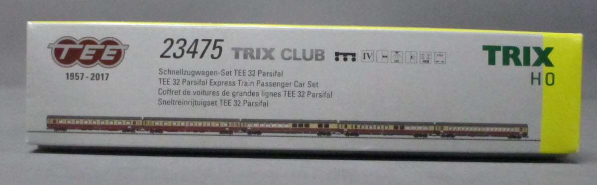 Trix 23475 HO TEE 32 Parsifal Express Train Passenger Set LN/Box