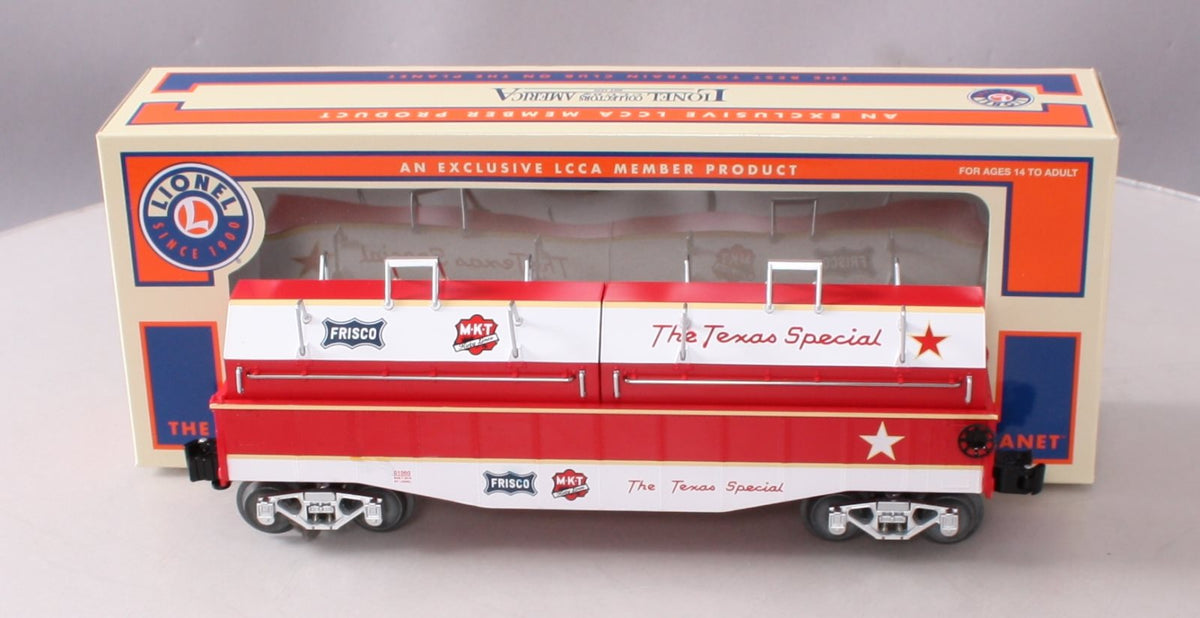 Lionel 1901060 O Gauge Texas Special Gondola w/ Coil Covers NIB
