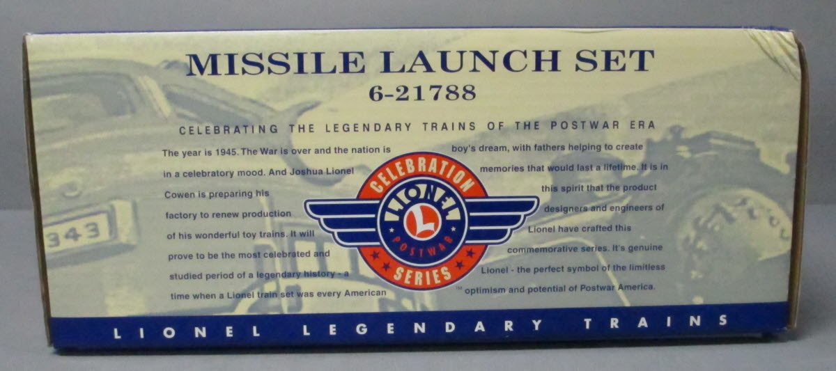 Lionel 6-21788 O PWC 2527 Missile Launch Train Set NIB