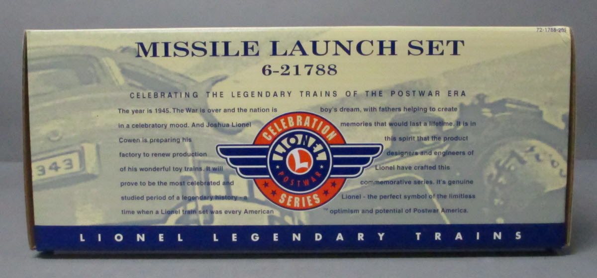 Lionel 6-21788 O PWC 2527 Missile Launch Train Set NIB