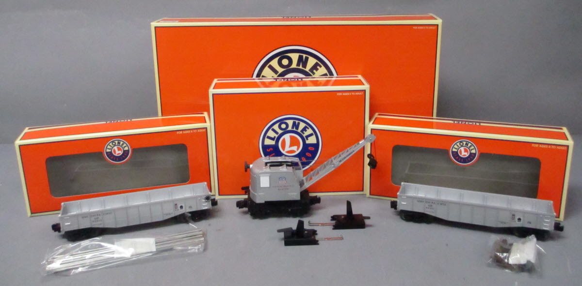 Lionel 6-31706 O Gauge Union Pacific Burro Crane Set LN/Box