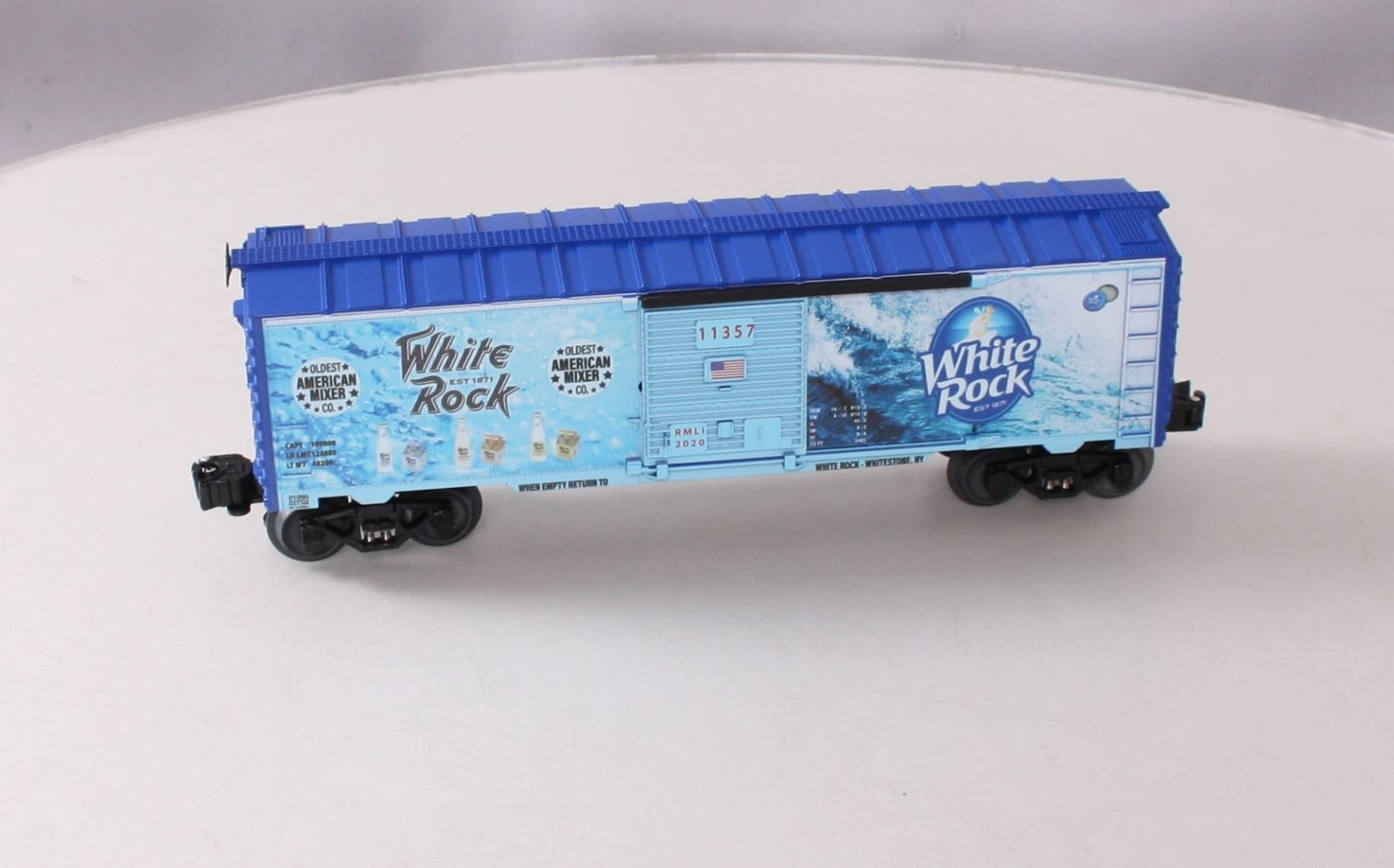 Lionel 21-01100 O Gauge RMLI White Rock Products Collectable Club Car #11357 LN/Box