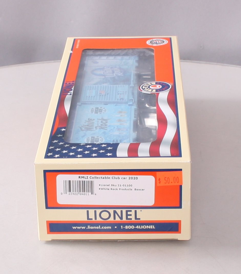 Lionel 21-01100 O Gauge RMLI White Rock Products Collectable Club Car #11357 LN/Box