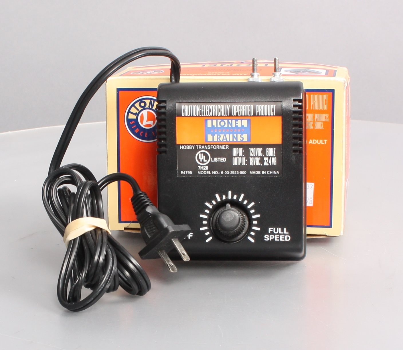 Lionel 6-32923 O 7H20 1.8 Amp Accessory Transformer LN/Box