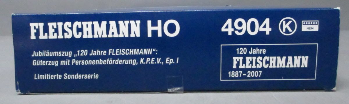 Fleischmann 4904 HO Jubilee KPEV Epoch I  Steam, Freight & Passenger Set LN/Box