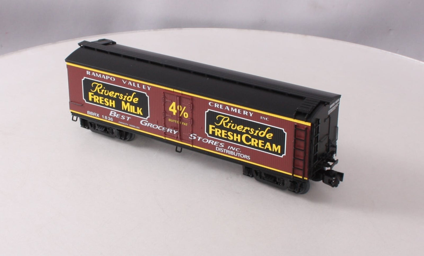 Lionel 658286 O Gauge METCA Riverside Milk Car #1836 LN/Box