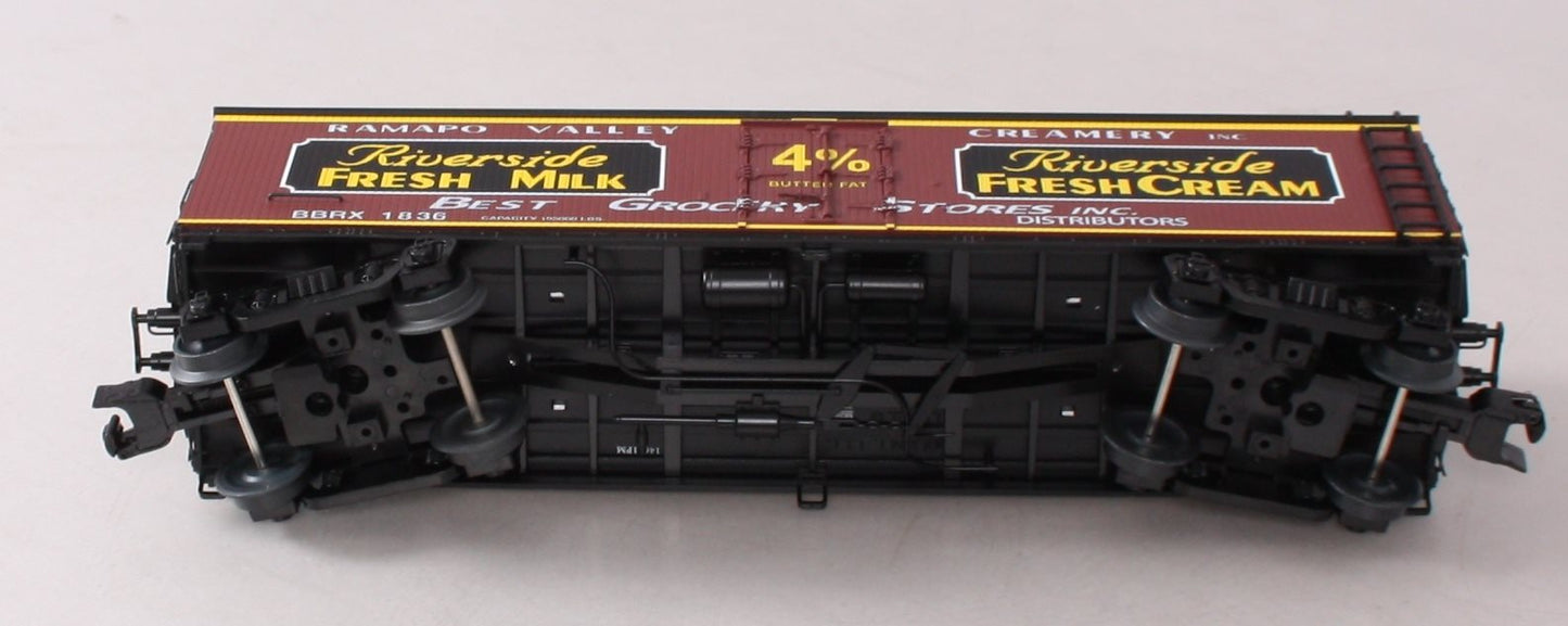 Lionel 658286 O Gauge METCA Riverside Milk Car #1836 LN/Box