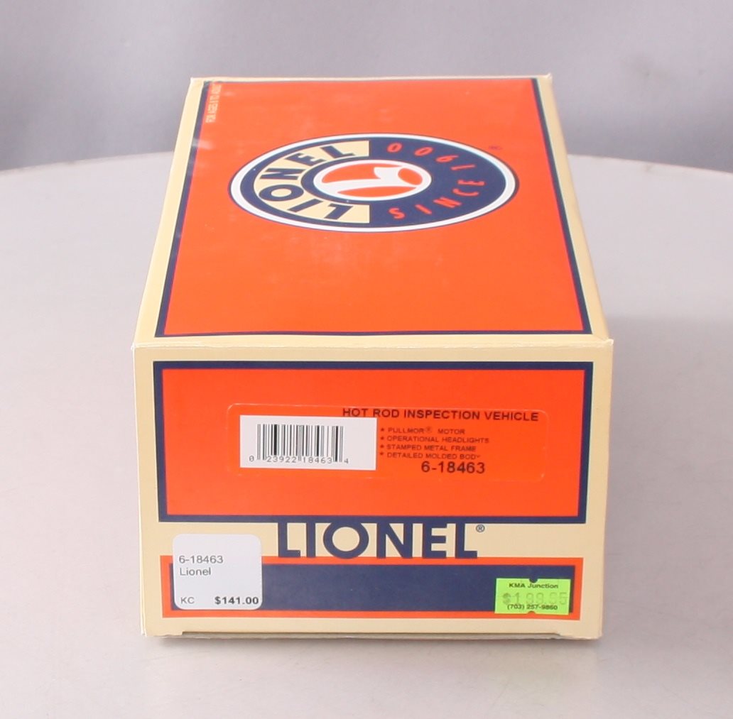 Lionel 6-18463 O Hot Rod Inspection Vehicle LN/Box
