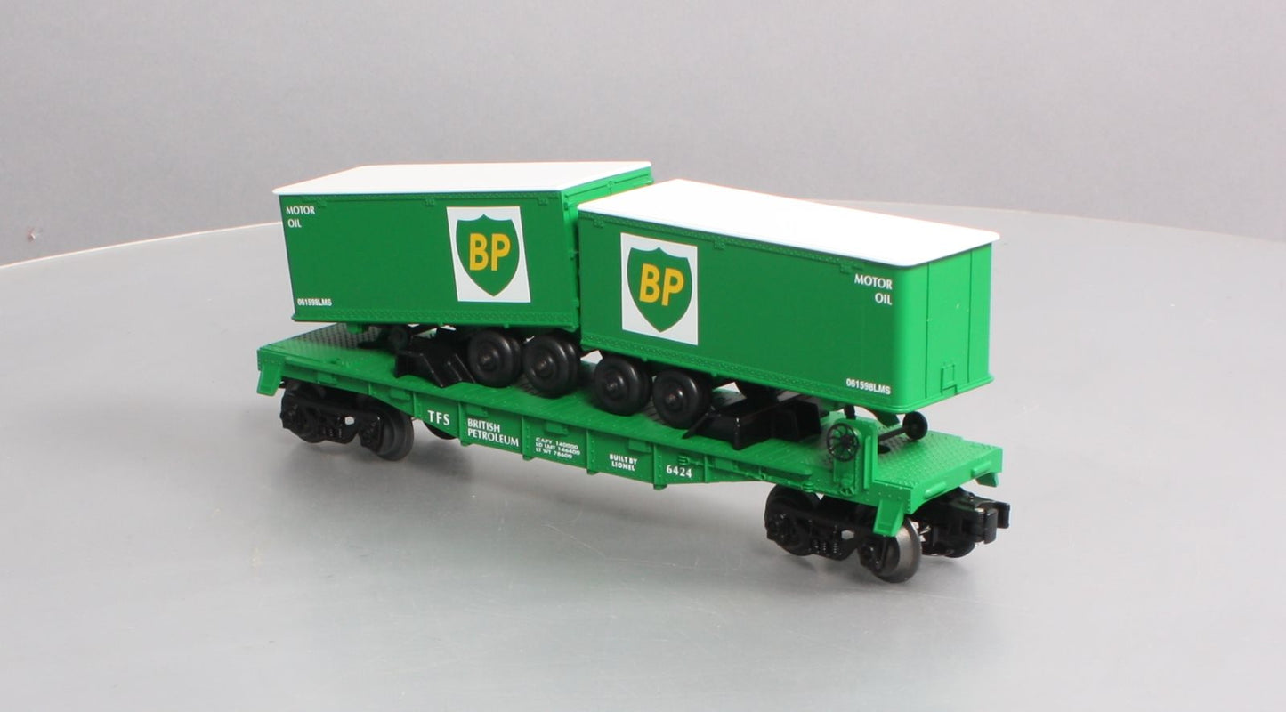 Lionel 6-26001 O Gauge BP FC W/2 Piggyback Trailers LN/Box