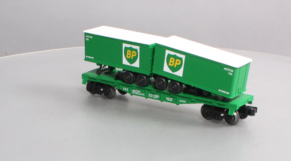Lionel 6-26001 O Gauge BP FC W/2 Piggyback Trailers LN/Box